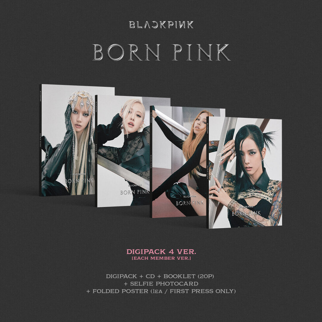 Blackpink Jennie Signed Digipack Born Pink popular Signed Cover